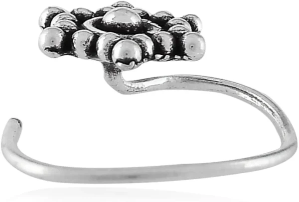 sterling Silver Antique oxidised Nose Pin