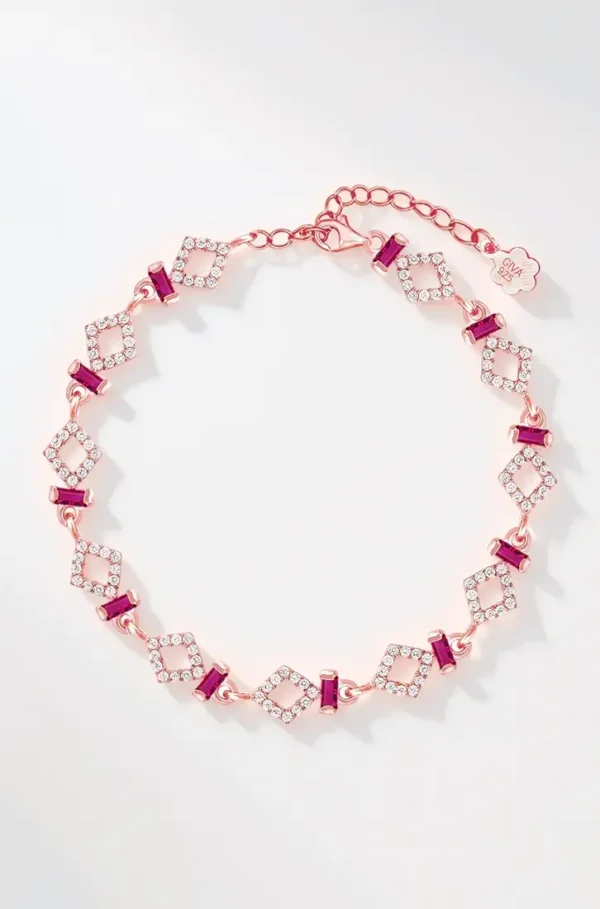 Silver Rose Gold Enchanting Empress Bracelet,Adjustable